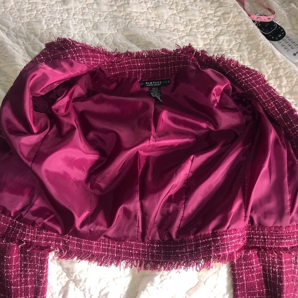 RAMPAGE BLAZER JACKET SIZE M WINE/PINK - Picture 7 of 15